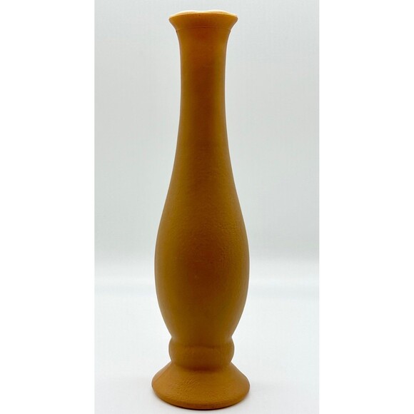 Tan Beige Matte Milk Glass Bud Vase - Picture 2 of 8